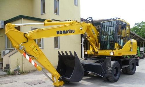 Product picture KOMATSU PW140-7 WHEELED EXCAVATOR SERVICE SHOP REPAIR MANUAL