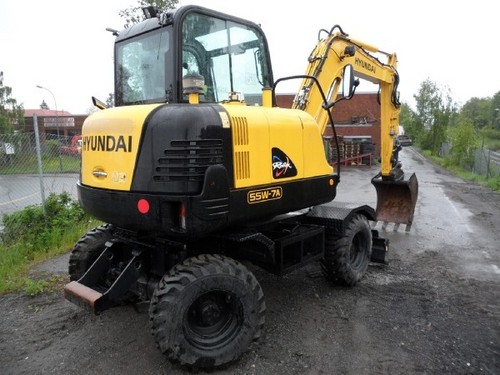 Product picture HYUNDAI R55W-7A WHEEL EXCAVATOR SERVICE REPAIR MANUAL DOWNLOAD!