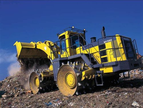 Product picture KOMATSU WF550-3, WF550T-3 TRASH COMPACTOR SERVICE SHOP REPAIR MANUAL