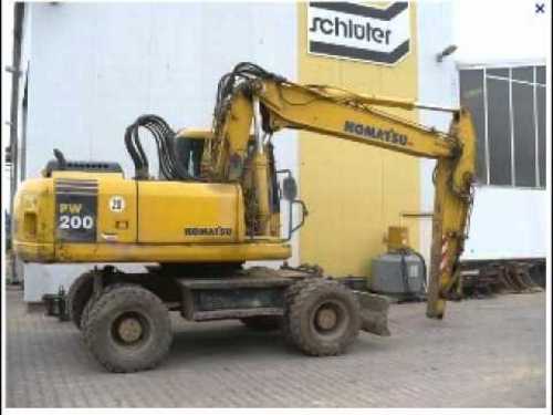 Product picture KOMATSU PW200-7E0, PW220-7E0 HYDRAULIC EXCAVATOR SERVICE SHOP REPAIR MANUAL