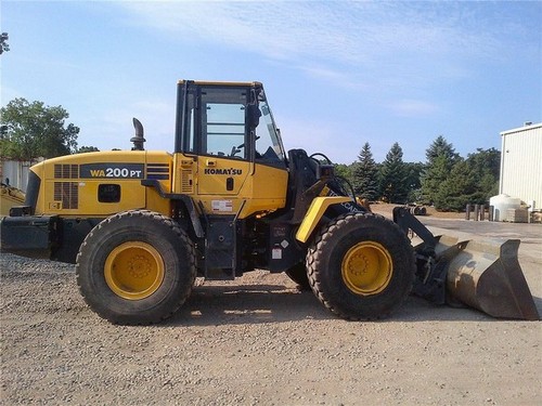 Product picture KOMATSU WA200PT-5L WHEEL LOADER OPERATION & MAINTENANCE MANUAL