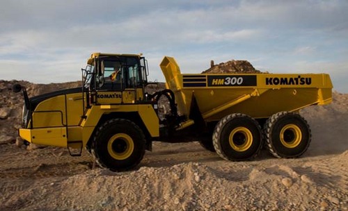 Product picture KOMATSU HM300-1L ARTICULATED DUMP TRUCK OPERATION & MAINTENANCE MANUAL