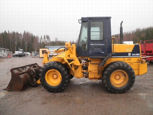Product picture KOMATSU WA120-1LC WHEEL LOADER OPERATION & MAINTENANCE MANUAL