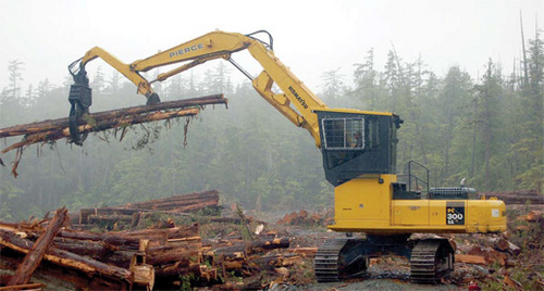 Product picture KOMATSU PC300LL-7E0 LOGGING EXCAVATOR OPERATION & MAINTENANCE MANUAL