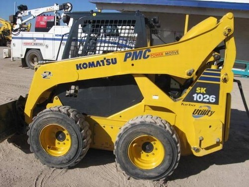 Product picture KOMATSU SK1026-5N SKID STEER LOADER SERVICE SHOP REPAIR MANUAL