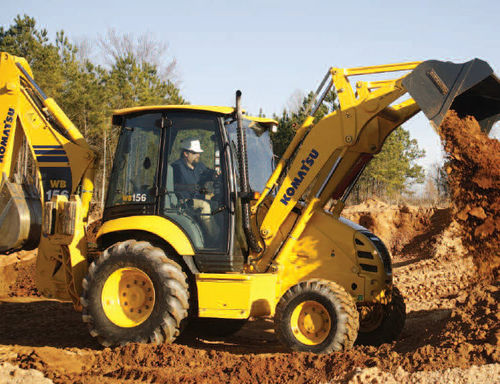 Product picture KOMATSU WB156-5 BACKHOE LOADER SERVICE SHOP REPAIR MANUAL