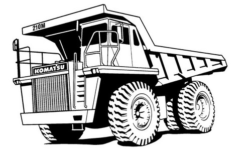Product picture KOMATSU 210M DUMP TRUCK OPERATION & MAINTENANCE MANUAL