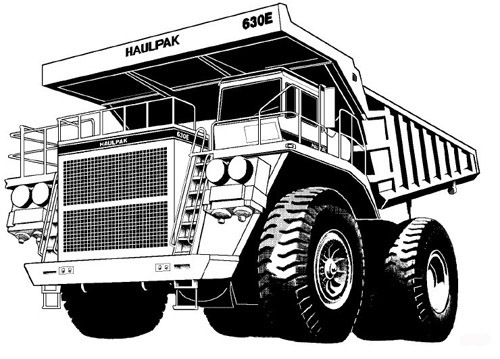 Product picture KOMATSU 630E DUMP TRUCK SERVICE SHOP REPAIR MANUAL