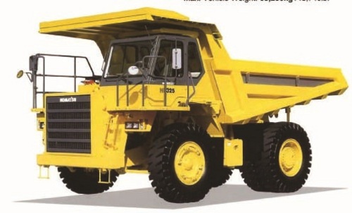 Product picture KOMATSU HD325-6 DUMP TRUCK OPERATION & MAINTENANCE MANUAL (S/N: 5680 and up)