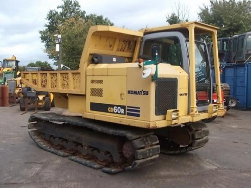 Product picture KOMATSU CD60R-1 CRAWLER CARRIER SERVICE SHOP REPAIR MANUAL