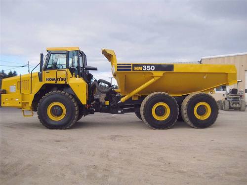 Product picture KOMATSU HM350-1 ARTICULATED DUMP TRUCK SERVICE SHOP REPAIR MANUAL