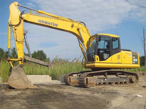 Product picture KOMATSU PC160LC-7 HYDRAULIC EXCAVATOR OPERATION & MAINTENANCE MANUAL