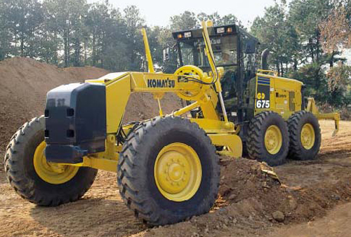 Product picture KOMATSU GD675-3E0 MOTOR GRADER OPERATION & MAINTENANCE MANUAL