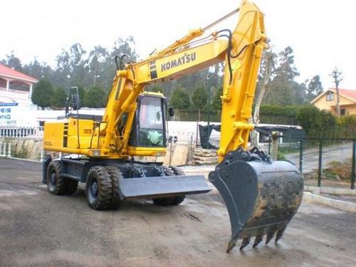Product picture KOMATSU PW170ES-6 WHEELED EXCAVATOR OPERATION & MAINTENANCE MANUAL (S/N: K32001 and up)