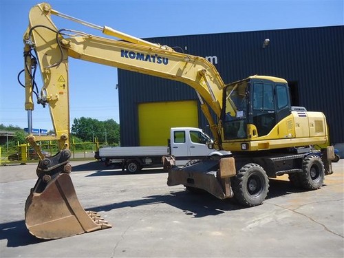 Product picture KOMATSU PW180-7K WHEELED EXCAVATOR OPERATION & MAINTENANCE MANUAL