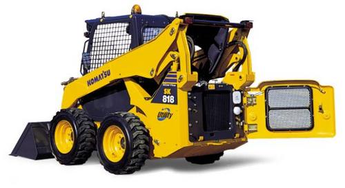 Product picture KOMATSU SK820-5 turbo SKID-STEER LOADER OPERATION & MAINTENANCE MANUAL