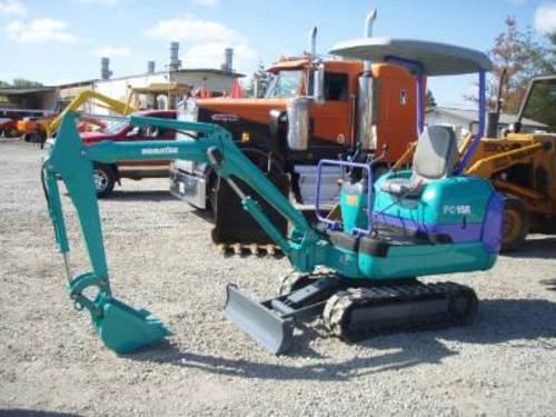 Product picture KOMATSU PC15R-8 HYDRAULIC EXCAVATOR SERVICE SHOP REPAIR MANUAL