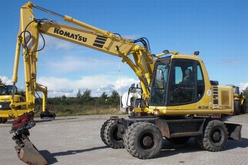 Product picture KOMATSU PW130ES-6K HYDRAULIC EXCAVATOR OPERATION & MAINTENANCE MANUAL