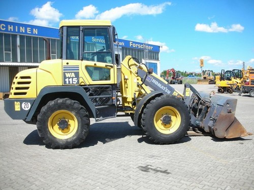 Product picture KOMATSU WA115-3 WHEEL LOADER SERVICE SHOP REPAIR MANUAL
